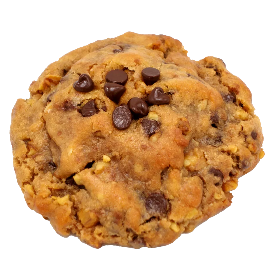 Crumbl Cookie de Nocilla con avellanas tostadas y chocolate Madrid - Pan y Canela