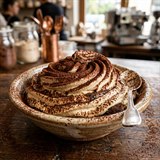 Relleno artesanal de Tiramisú con cacao